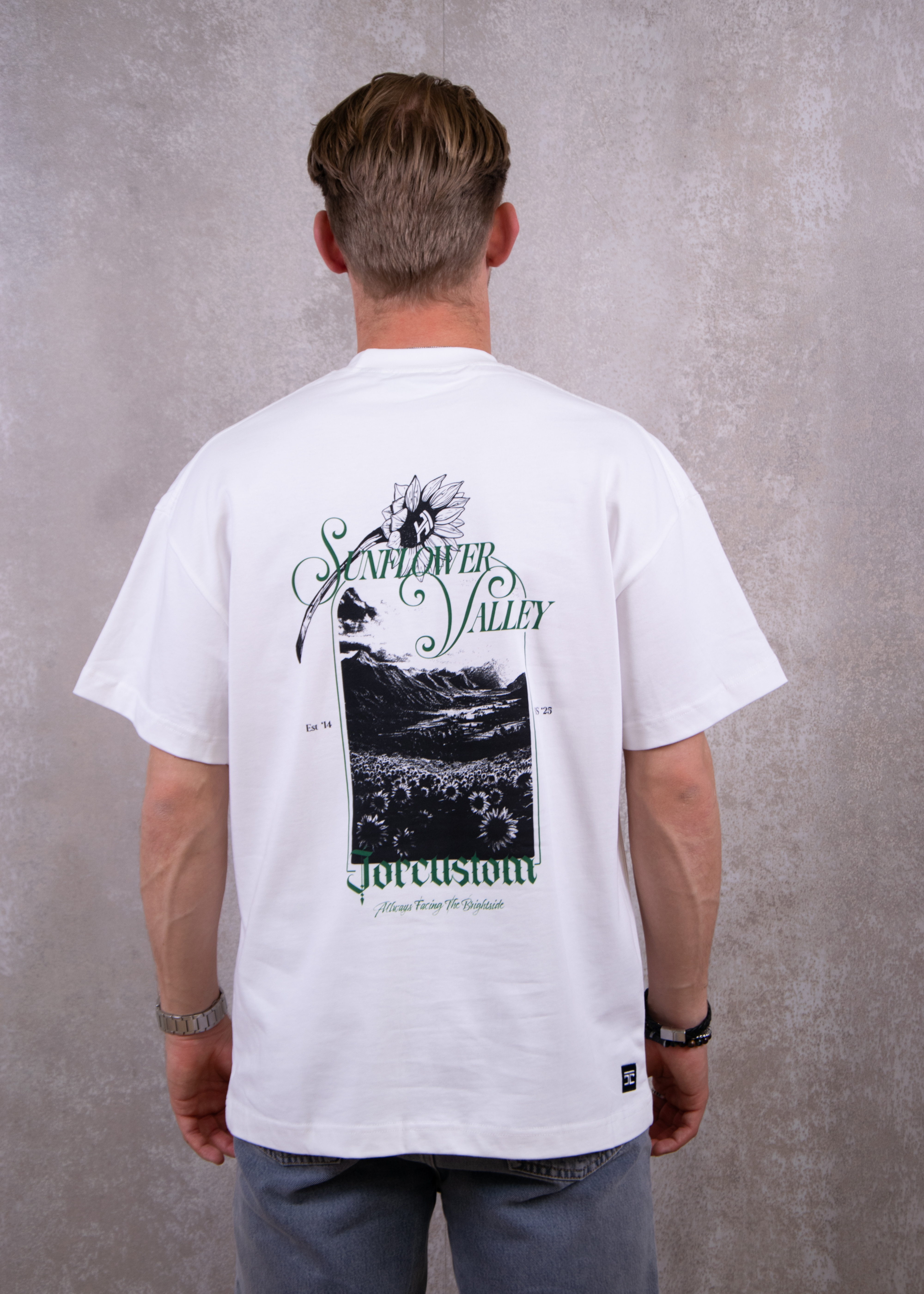 Jorcustom Sunflower valley loose fit t-shirt