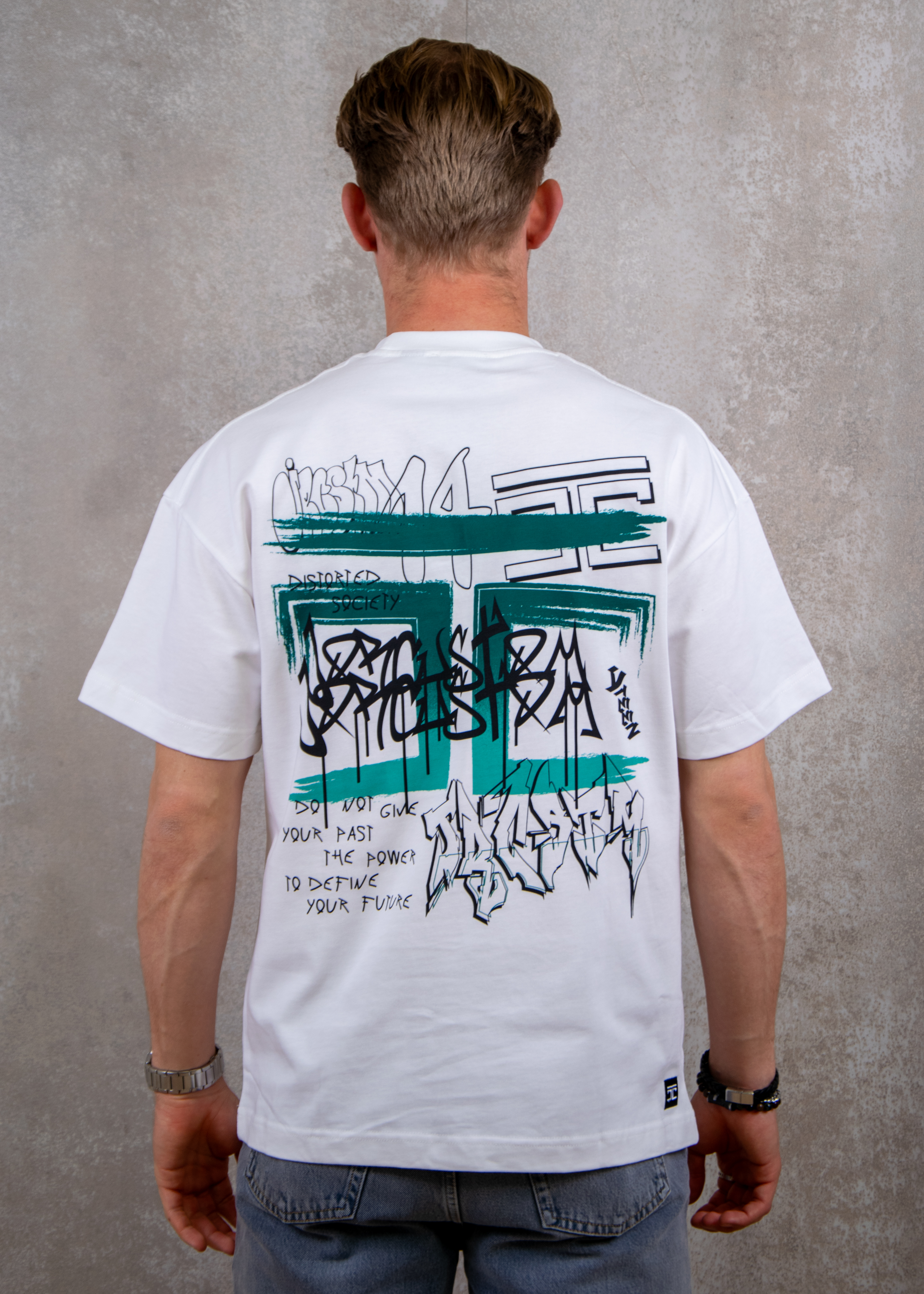 Jorcustom Graffiti loose fit t-shirt
