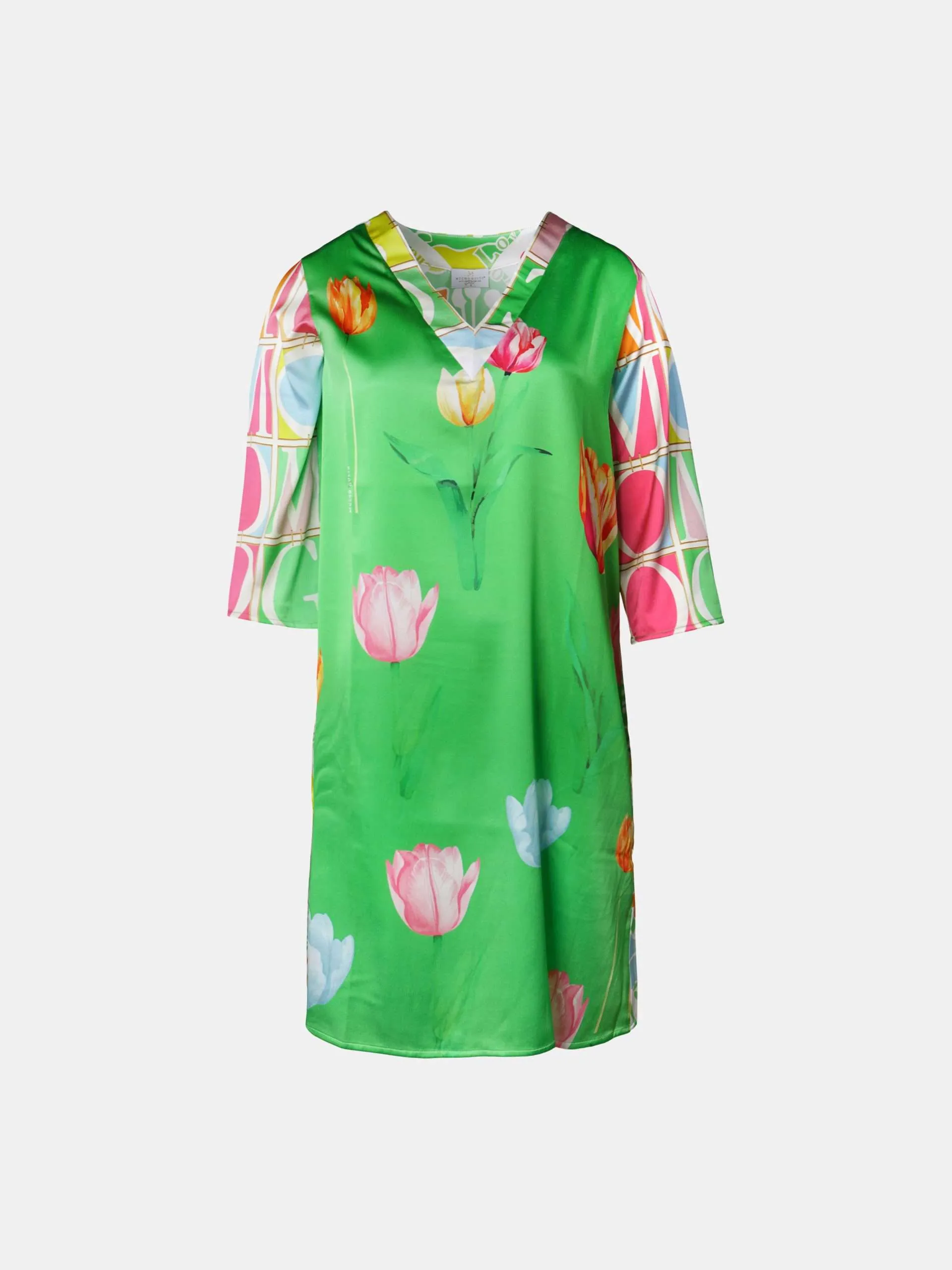 Mucho Gusto  jurk genova tulpen patroon
