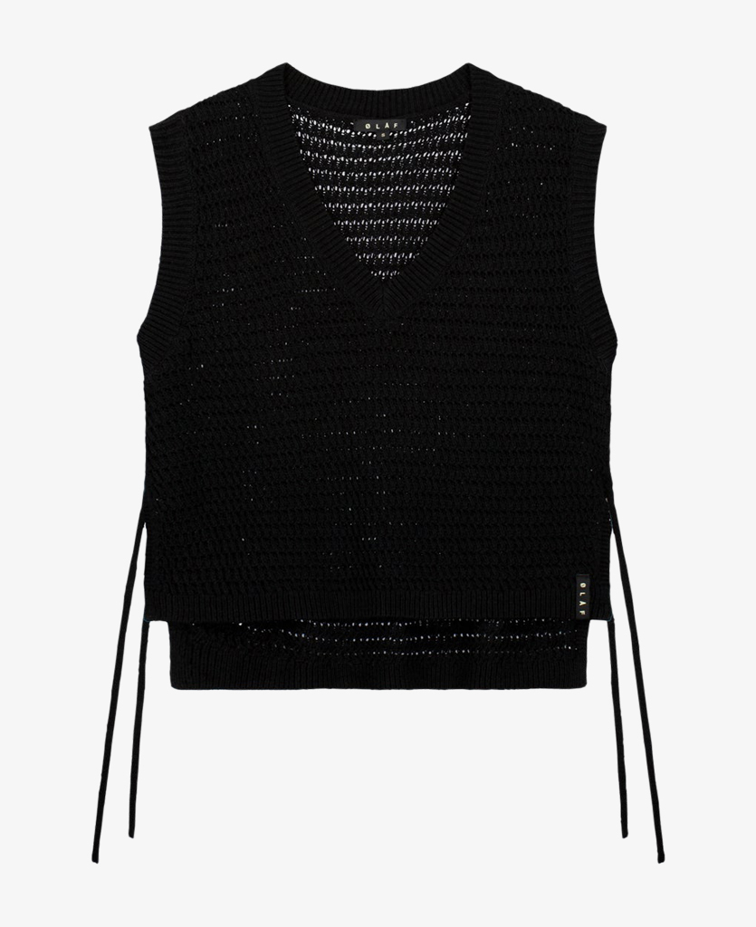 Olaf Hussein W200702 open knit ve