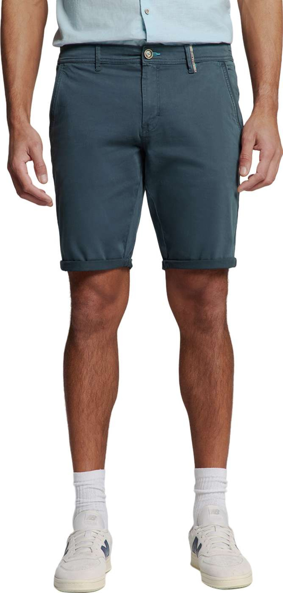 No Excess Short chino garment dyed light weig night