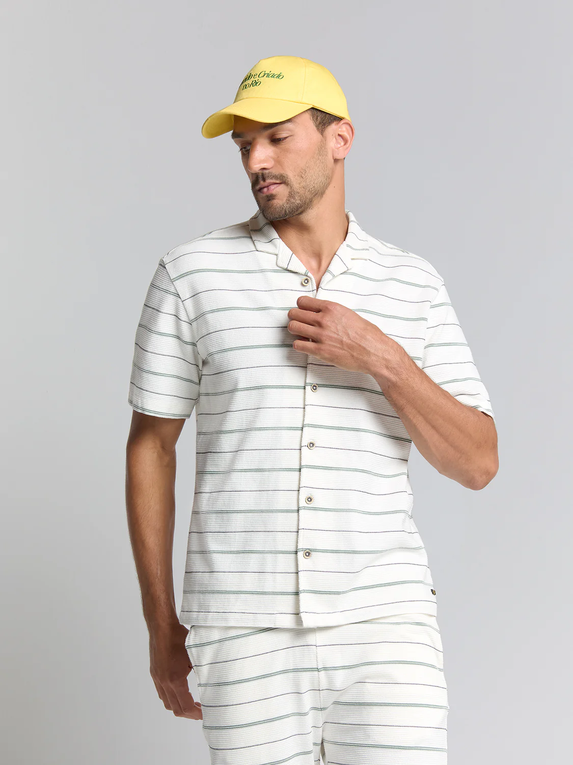 No Excess Heren overhemd 28490489 011 offwhite