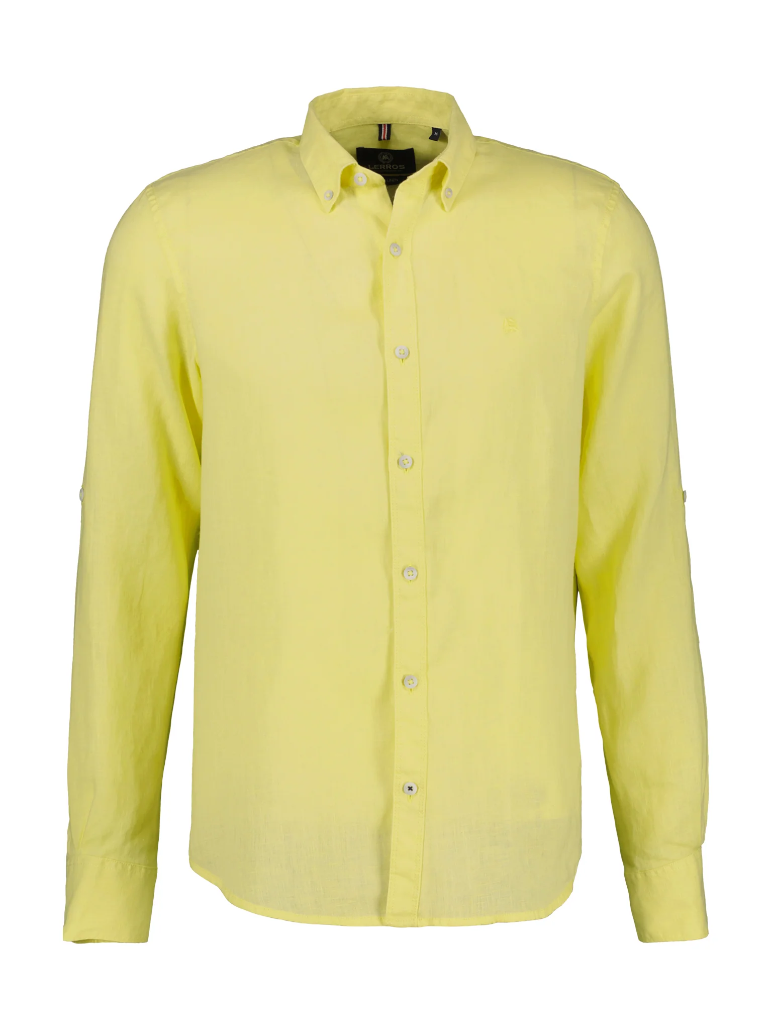 Lerros Heren overhemd 2541111 532 faded yellow
