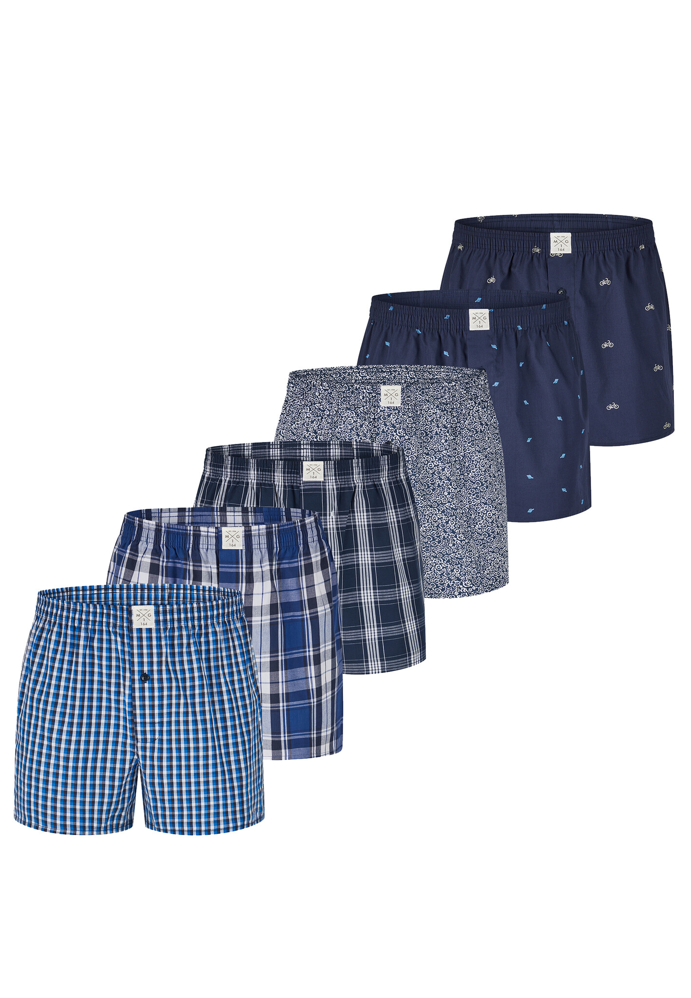 MG-1 Wijde kinder boxershorts jongens 6-pack d510k