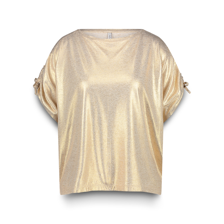 Summum Top coated viscose linen tops 3s5149-30702