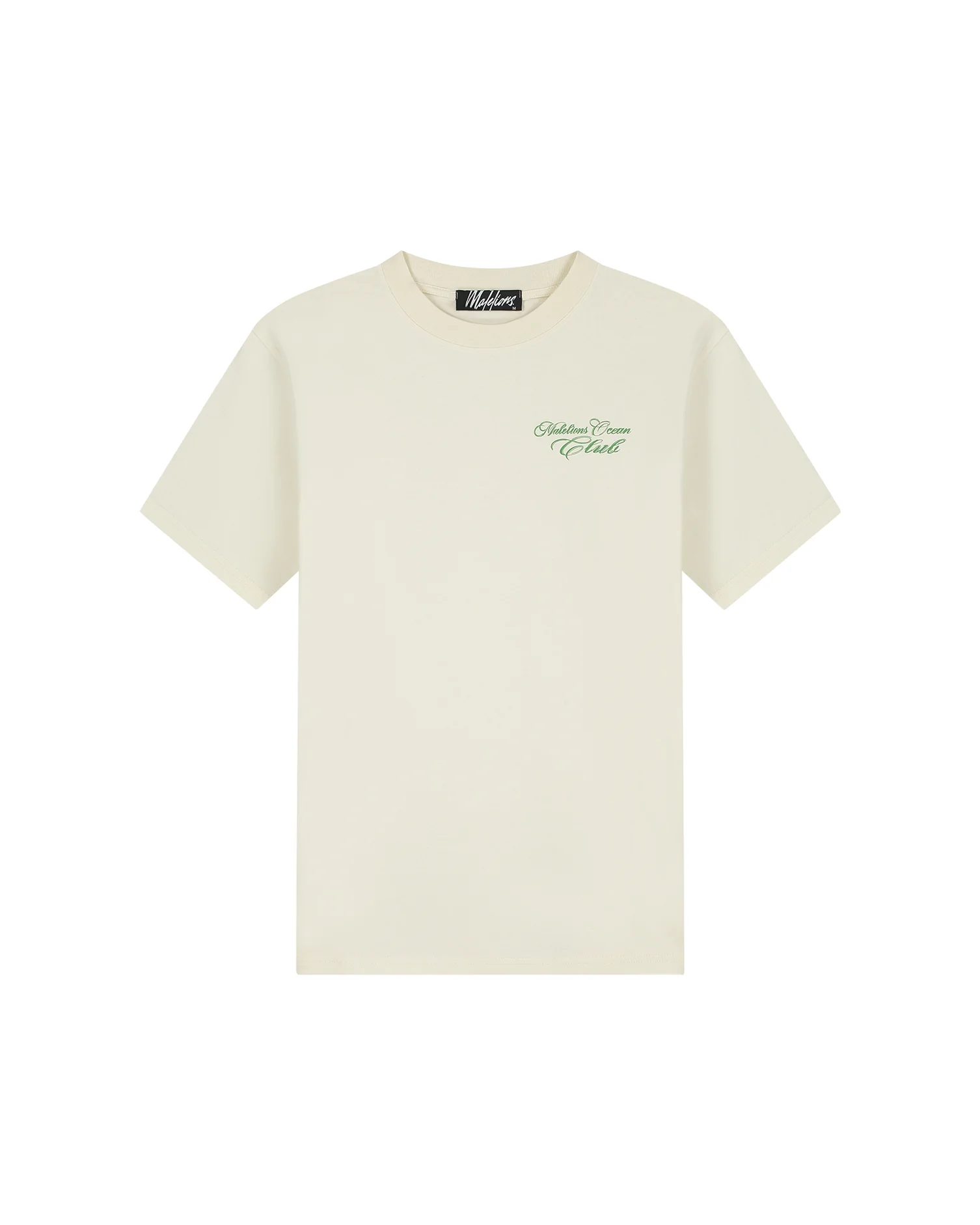 Malelions men ocean club t-shirt mm1-hs25-30 333 off-white