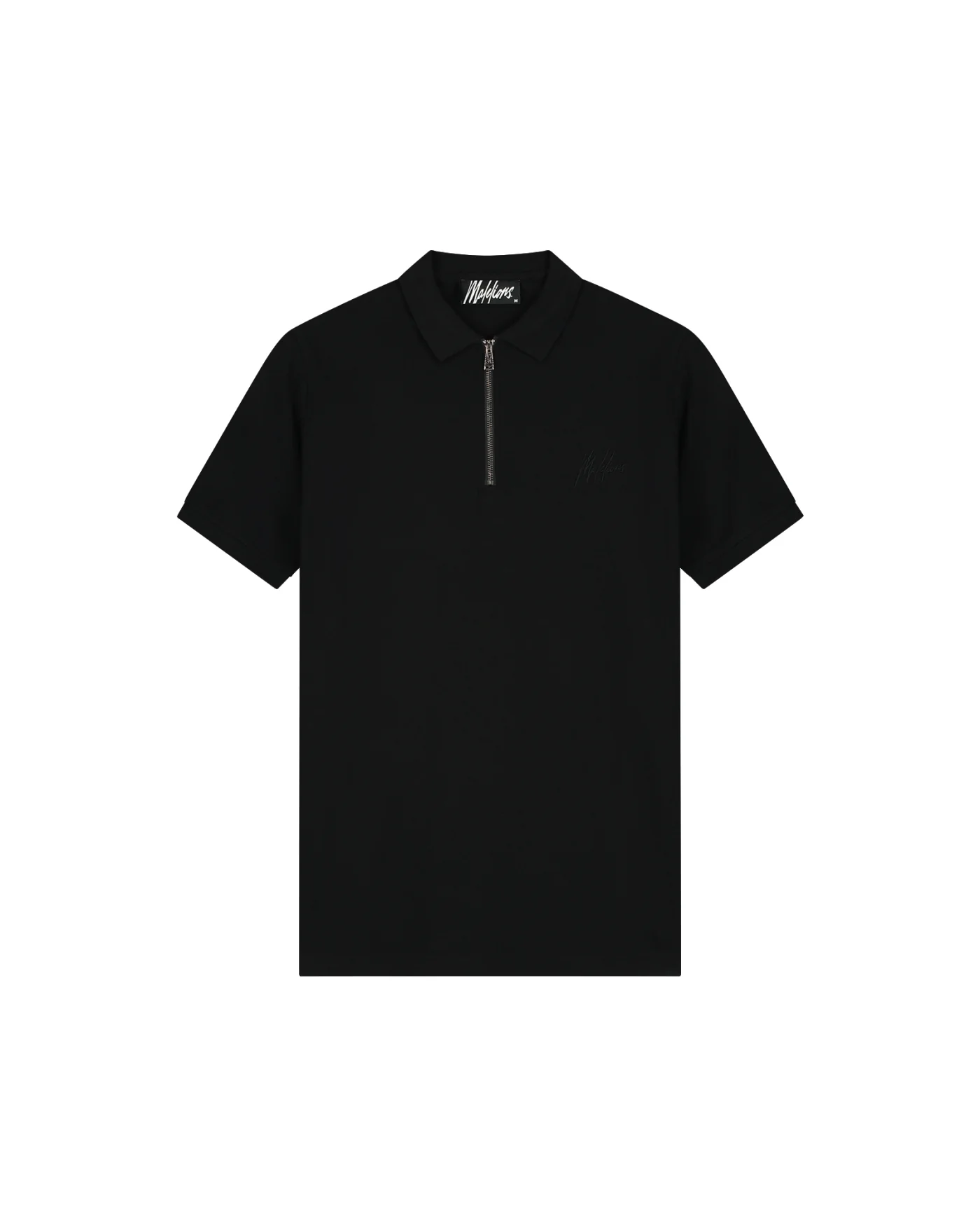 Malelions men zip polo mm1-hs25-41 900 black