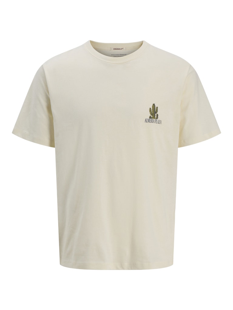 Jack & Jones jorcanggu illu tee ss crew neck 12277228 antique white