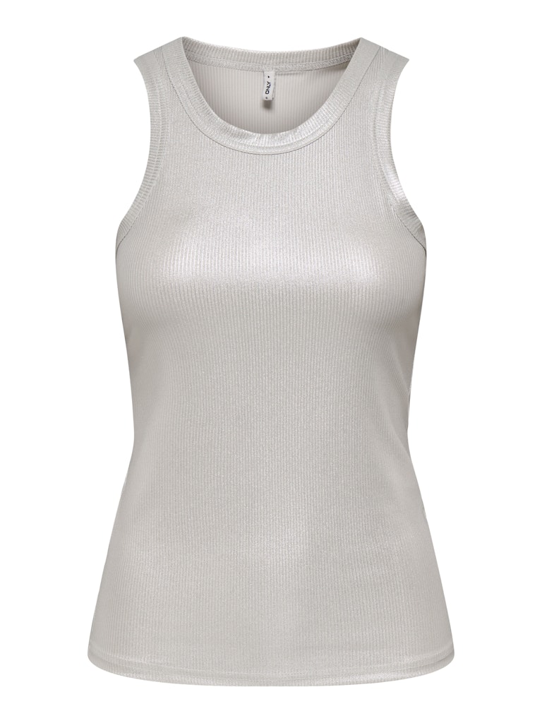 Only onlsol life s/l glitter rib top jrs 15325270 cloud dancer