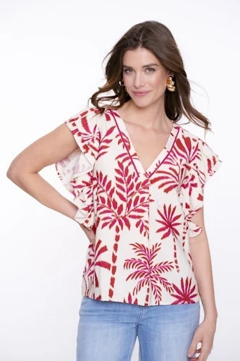 Geisha 53442-20 718 top ecru/burgundy