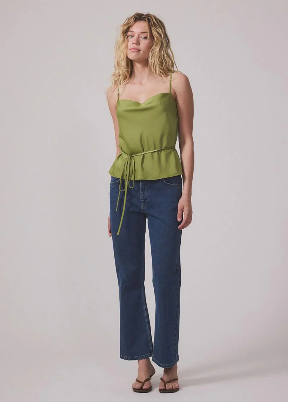 Modström Narcissamd strap top satijn