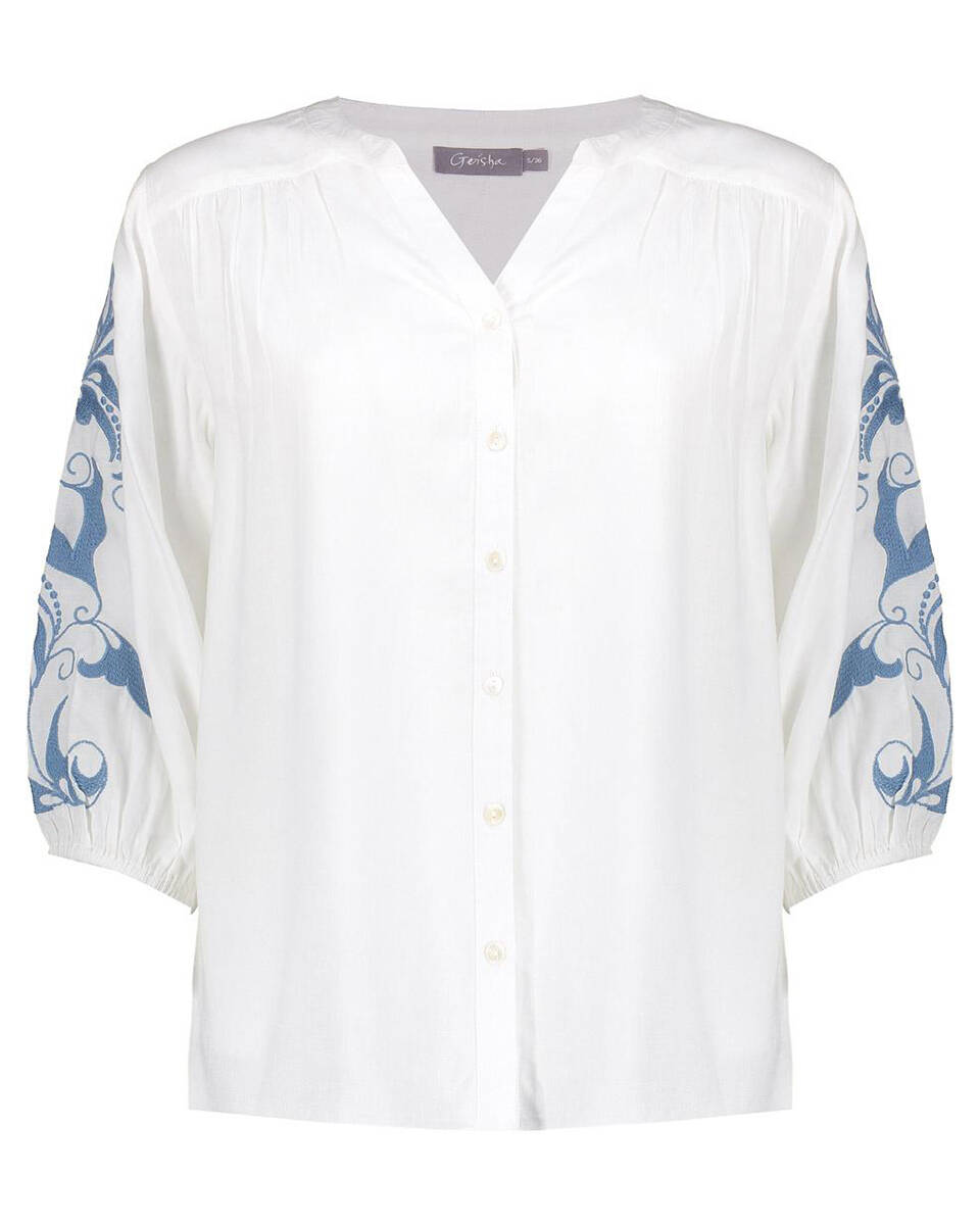 Geisha Blouse lange mouw 53340-81