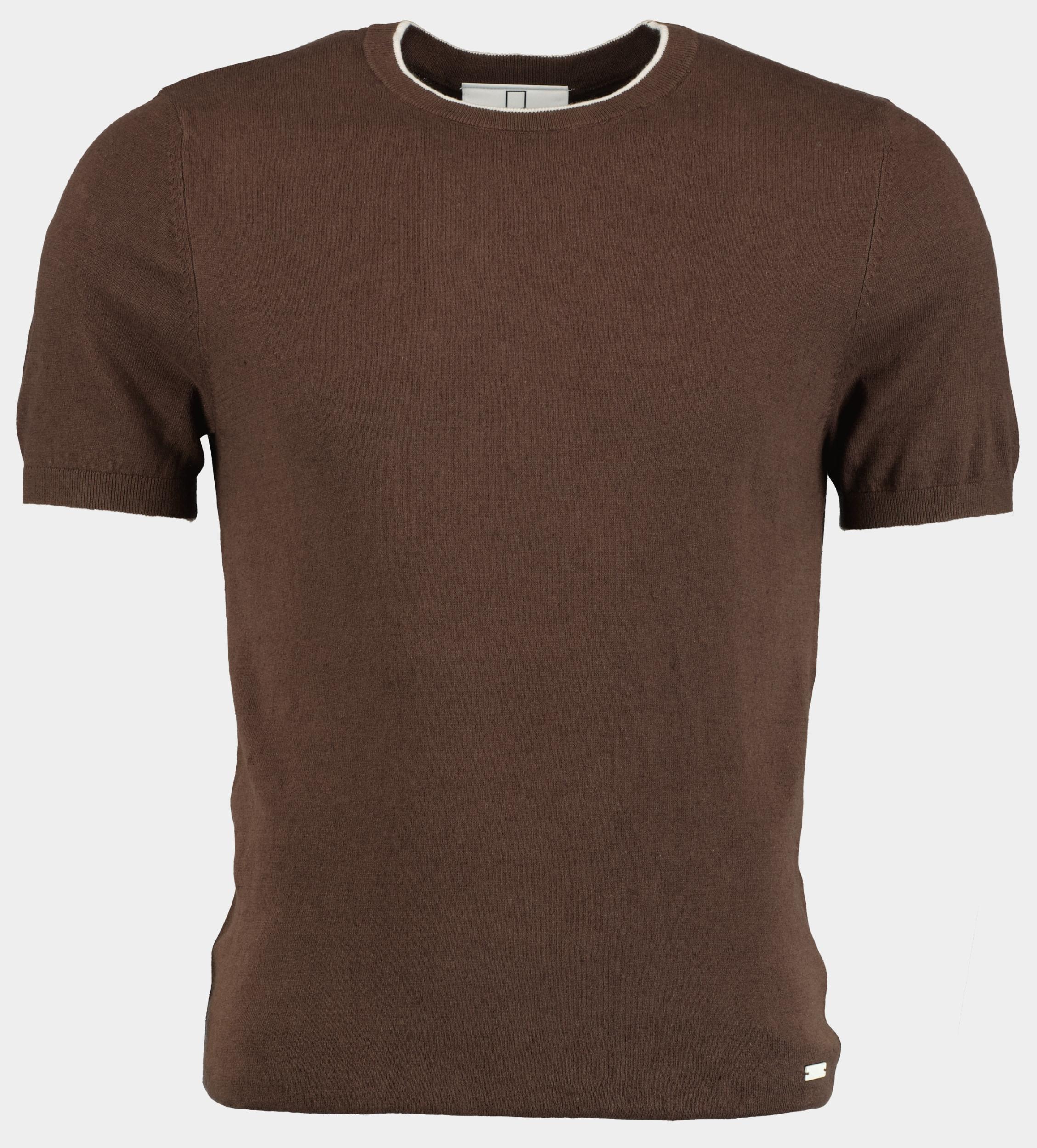 Born with Appetite Pullover rome knitted t-shirt 25108ro13/870 dark brown