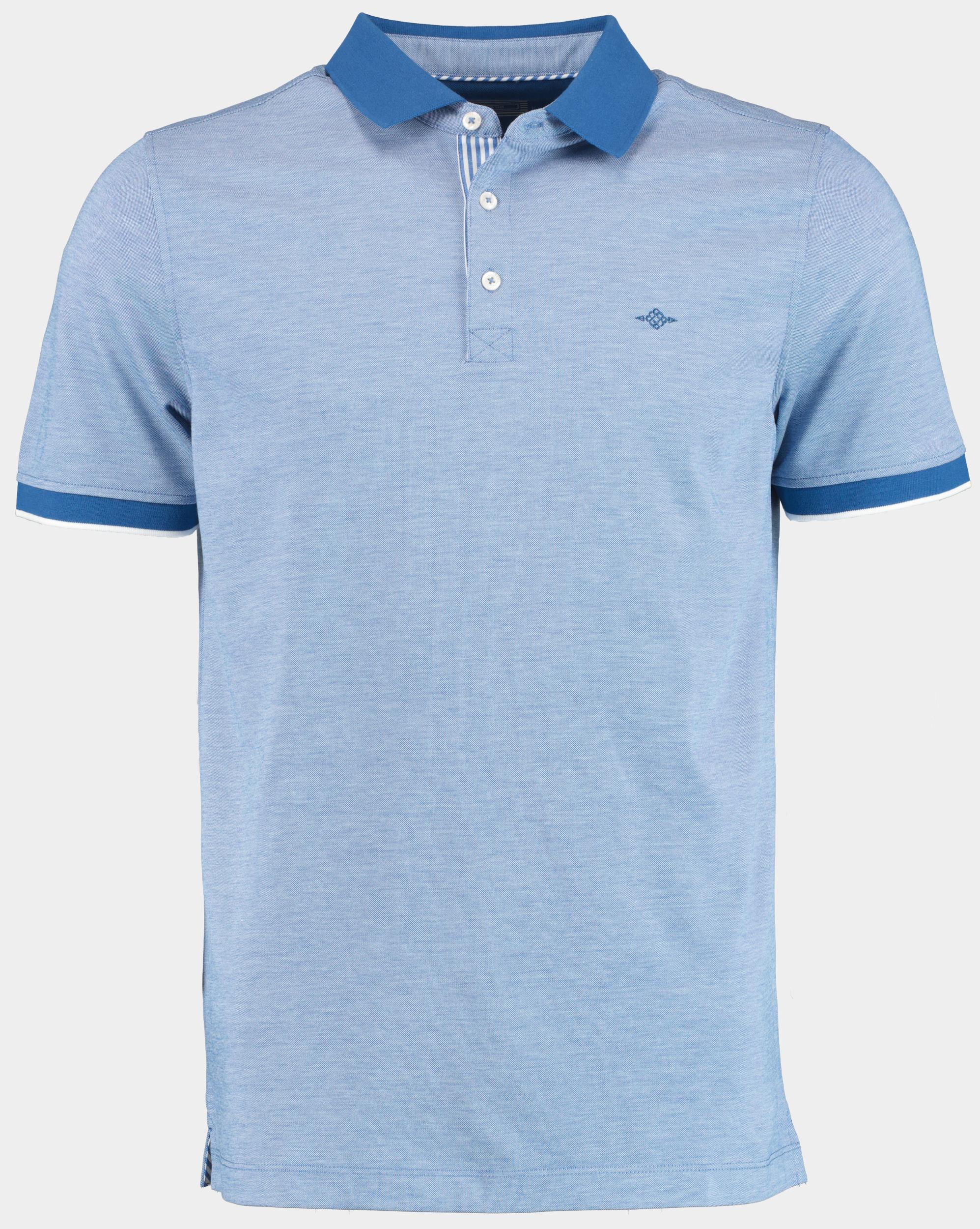 Baileys Polo korte mouw poloshirt 2-tone oxford pique 515221/68