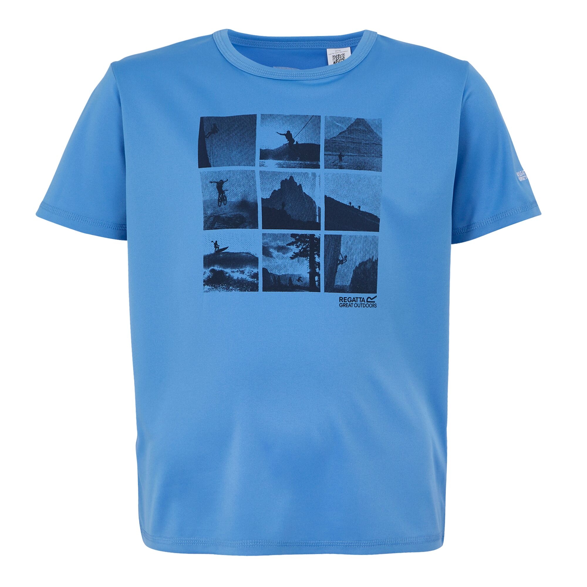 Regatta Kinderen/kinderen alvarado ix raster foto's t-shirt