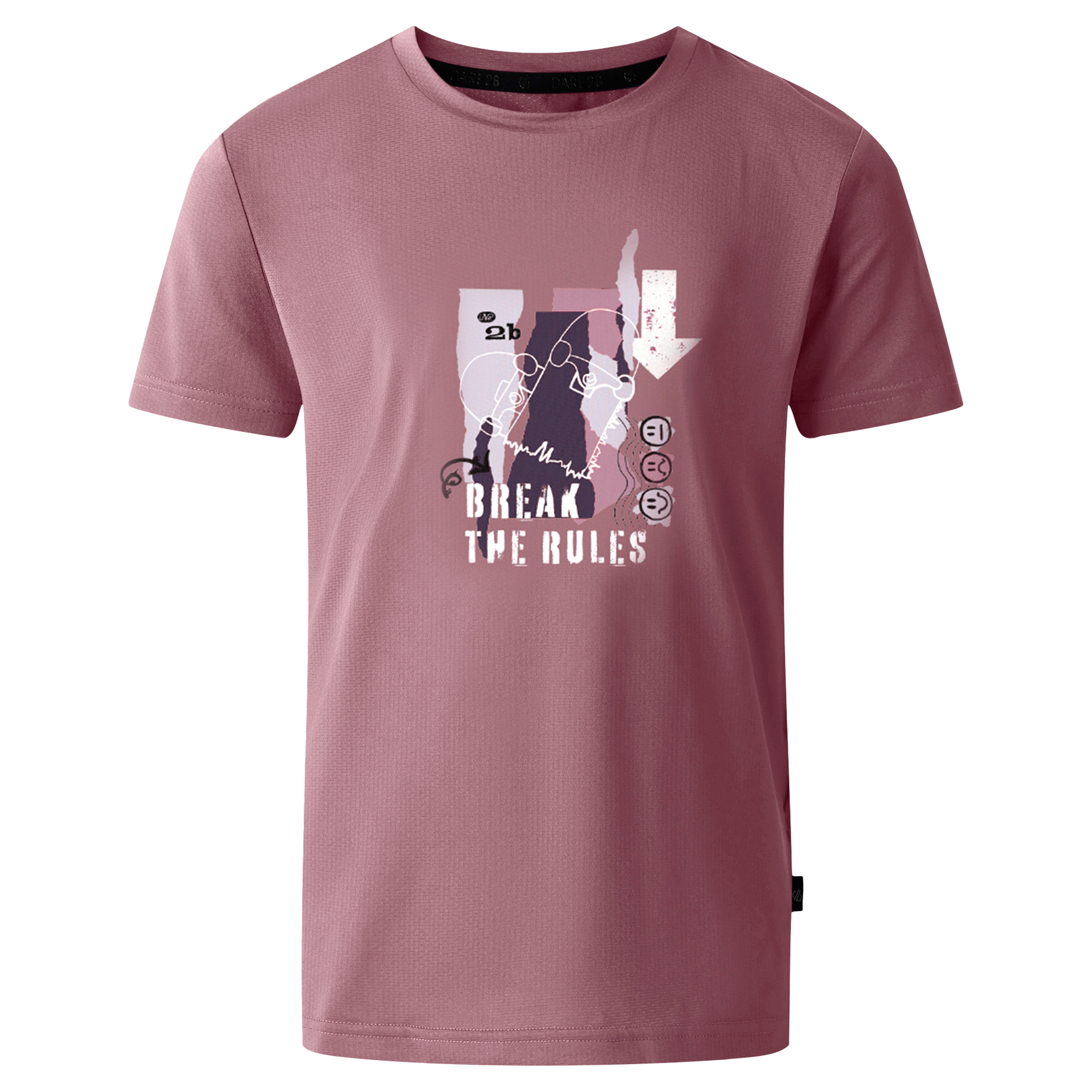 Dare2b Kinderen/kinderen breek de regels amuse ii t-shirt