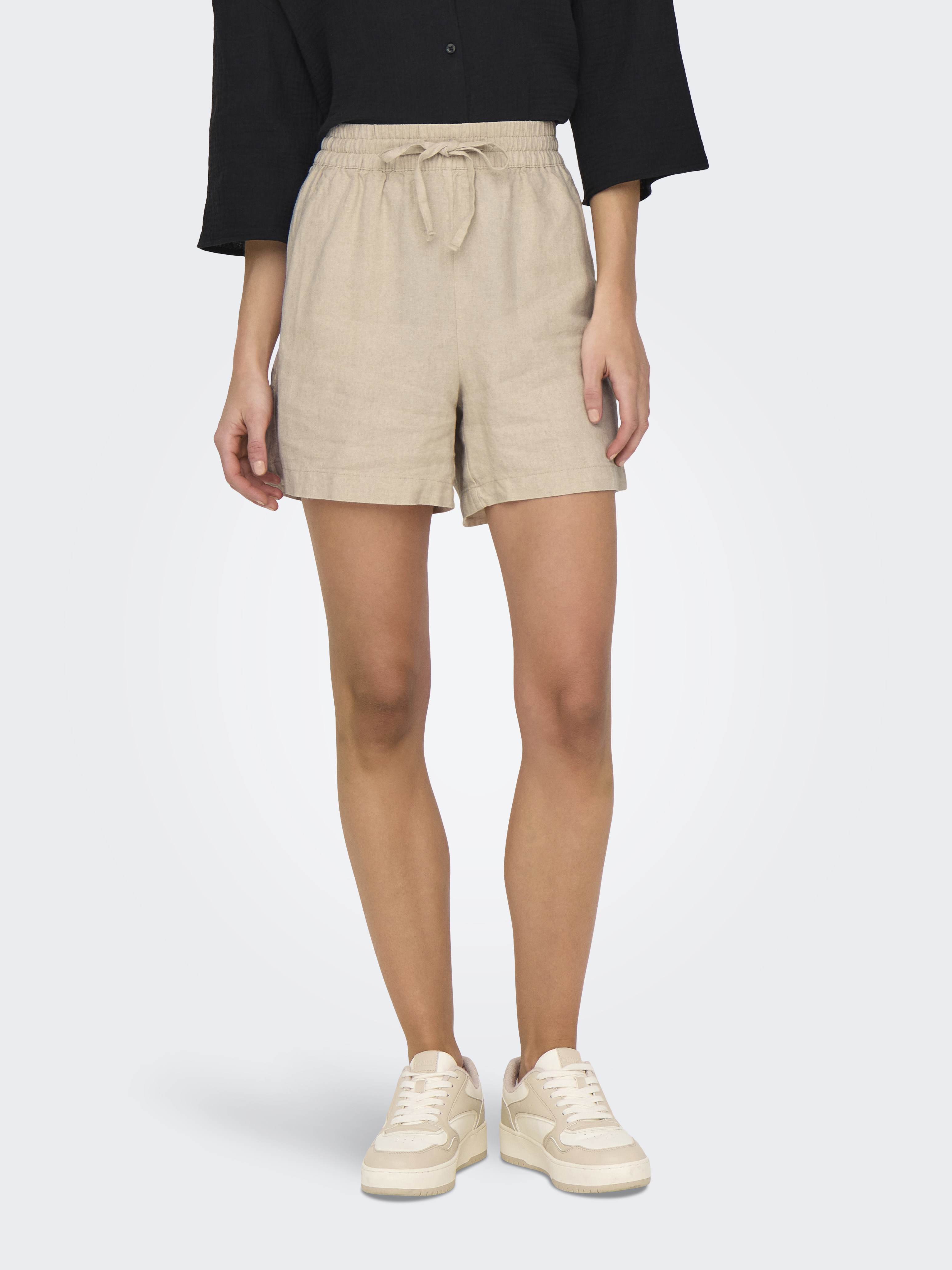 JDY Short SAY HW LINEN STRING SHORTS WVN DIA
