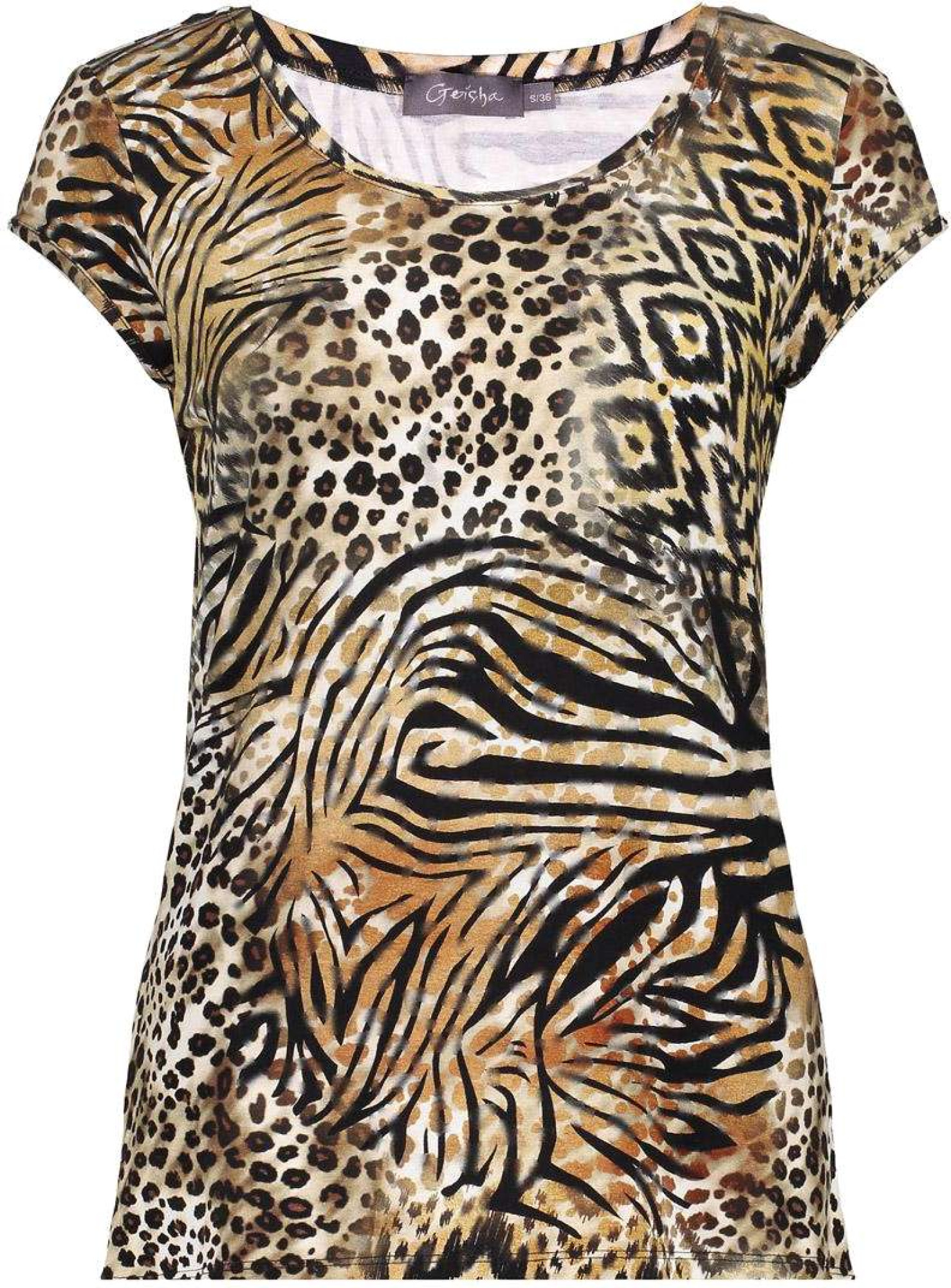Geisha T-shirt brown
