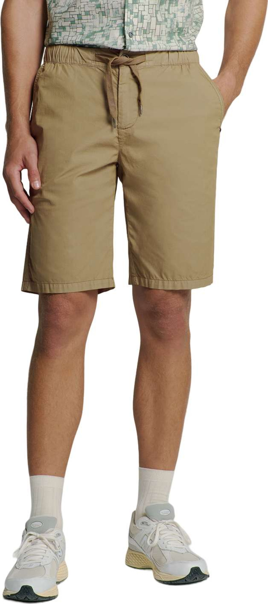 No Excess Short chino garment dyed light weig