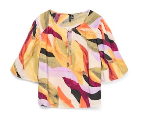 Vero Moda Vmtilly ss detail top wvn exp