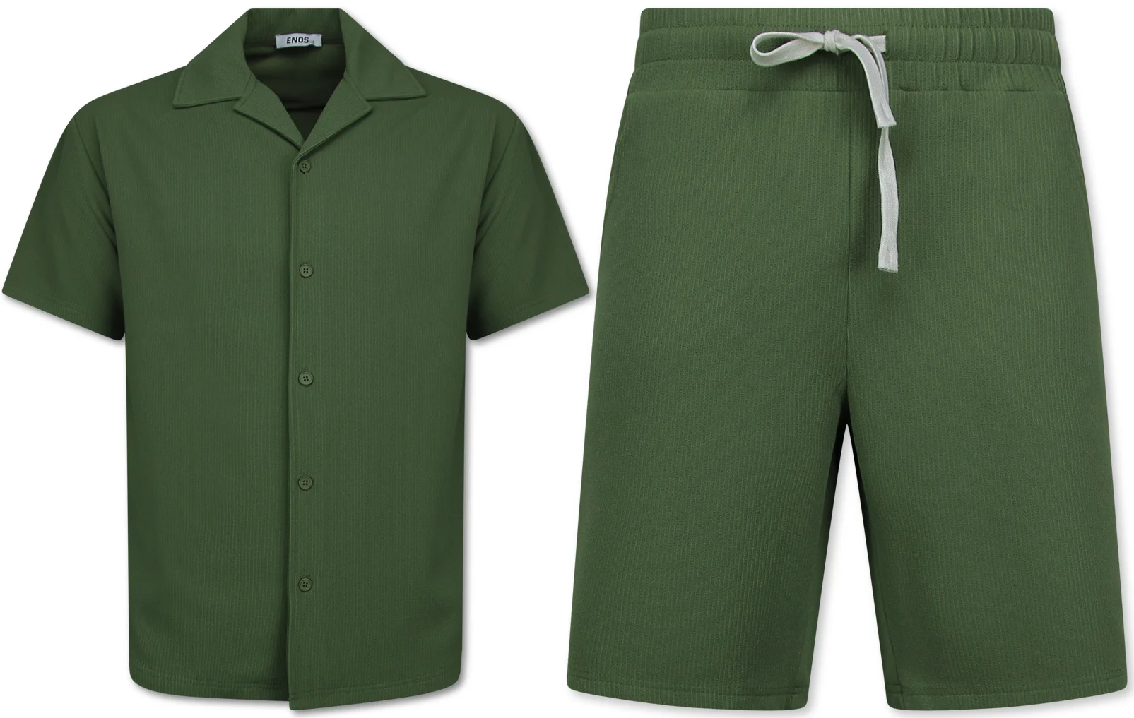 Enos Twinset ribbed oversized shirt