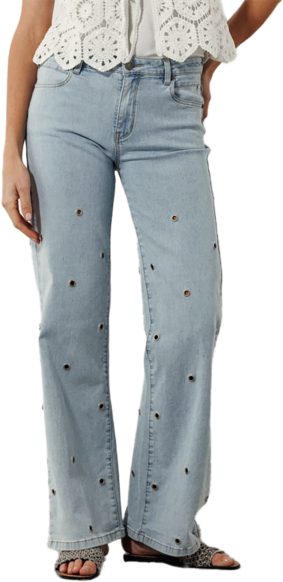 Tramontana Trousers light blue denim
