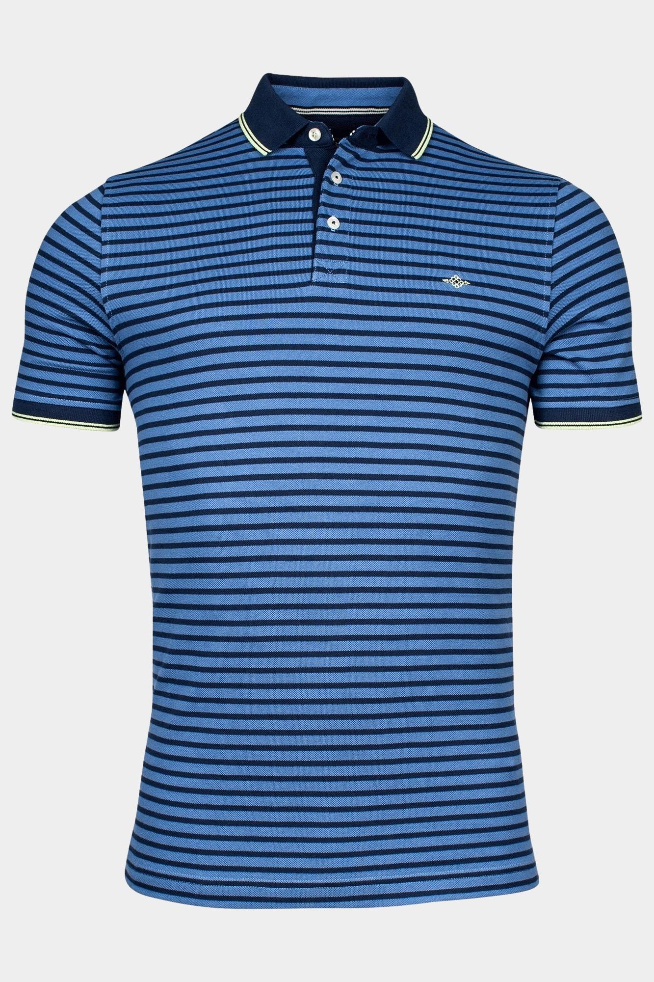 Baileys Polo korte mouw poloshirt pique, yd stripes 415295/63