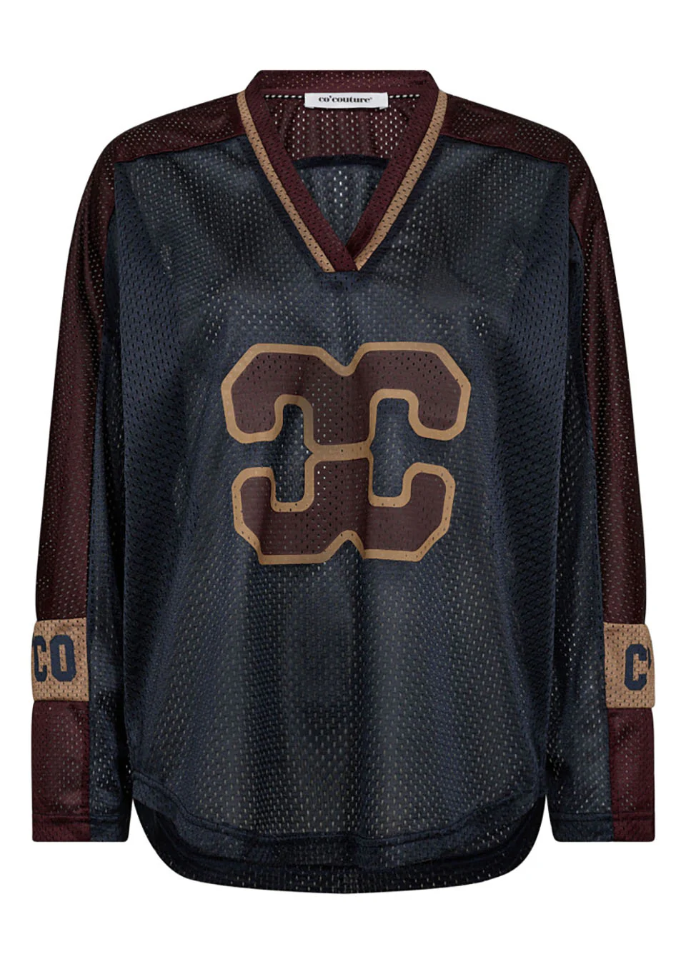 Co'Couture Tracycc top logo american football