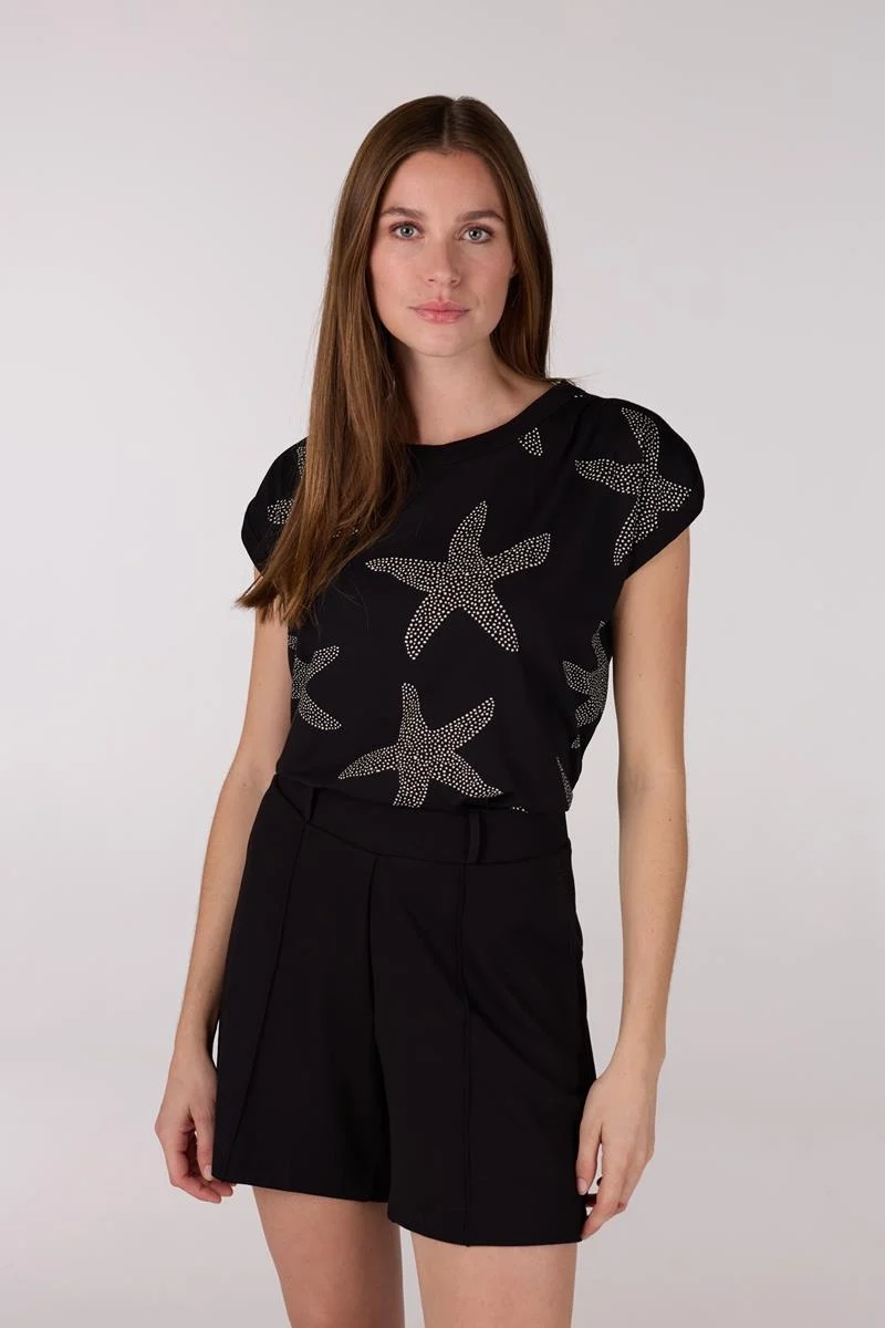 Jansen Amsterdam Faya top vsf 389 black/off white