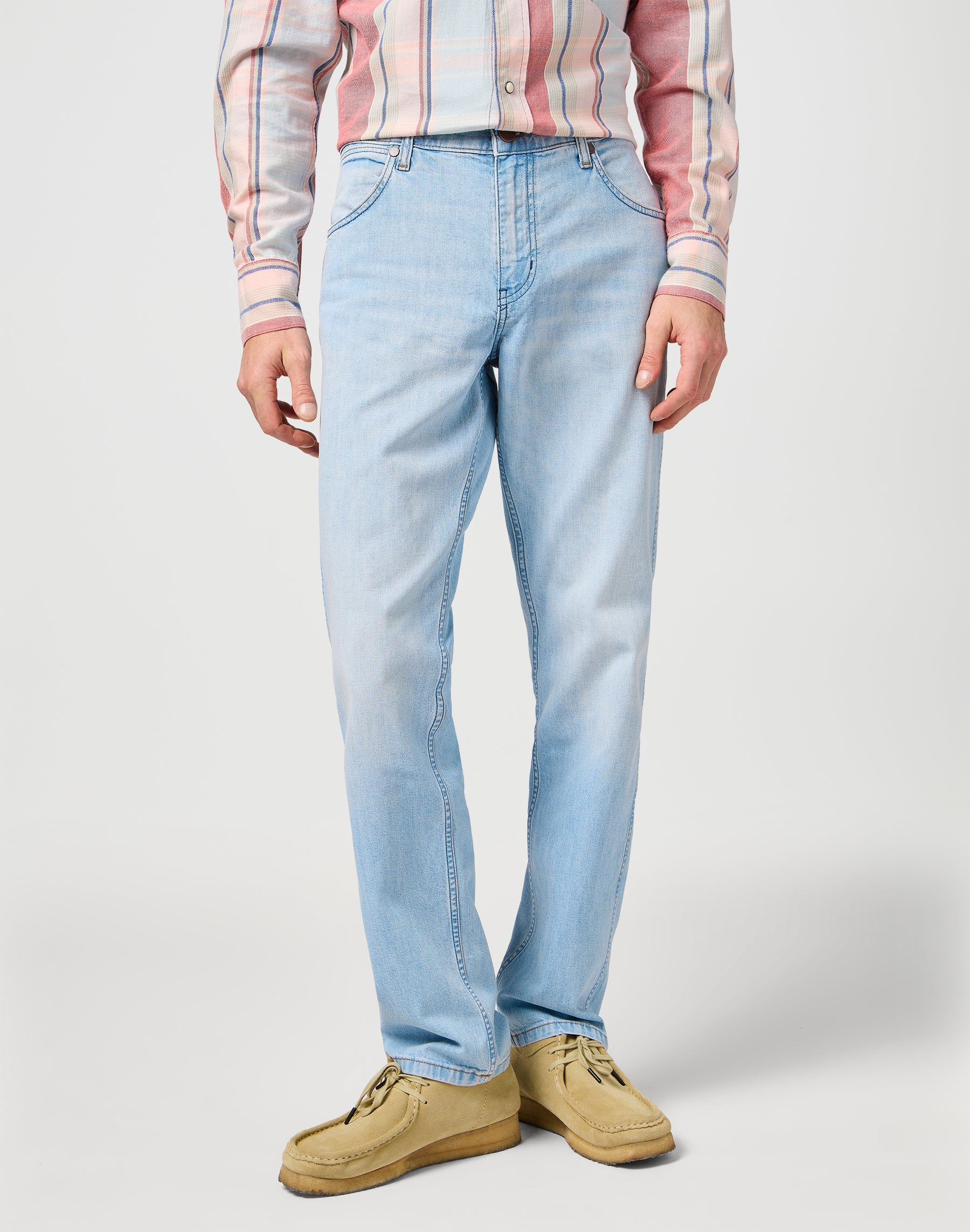 Wrangler Greensboro heren regular-fit jeans spur stiched