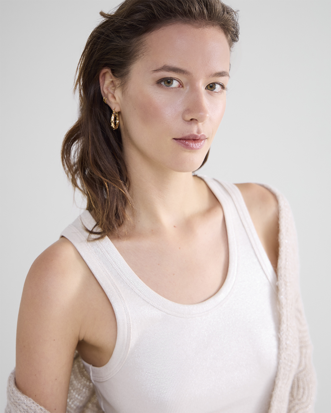 Summum Rib tanktop cotton rib 3s4873-5138