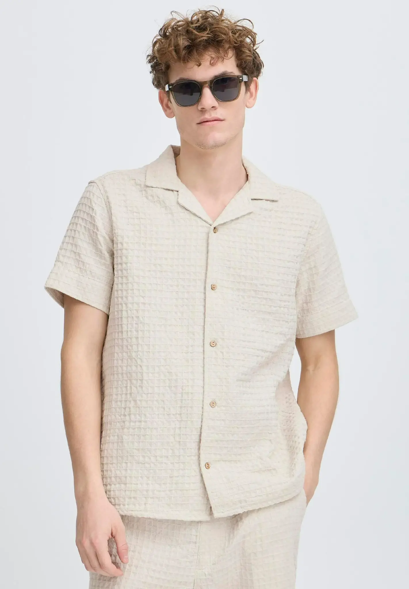 Kronstadt Po28621 ks20027 ksfry ss loose shirt 955 feather grey
