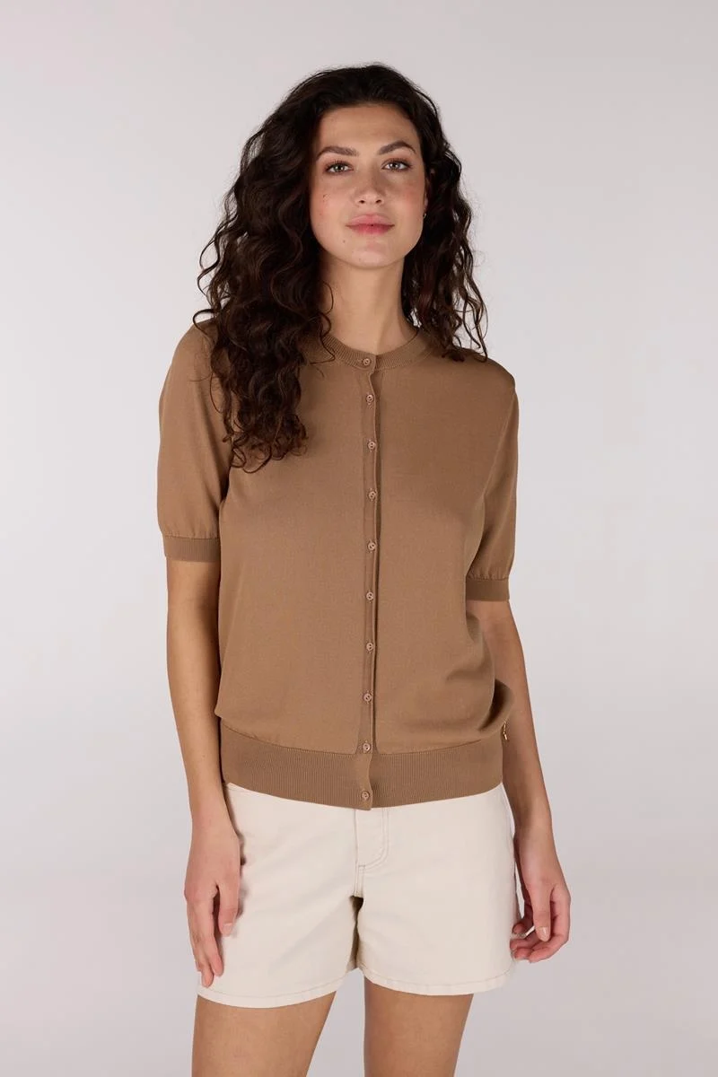 Jansen Amsterdam Fifi vest k 298 tobacco