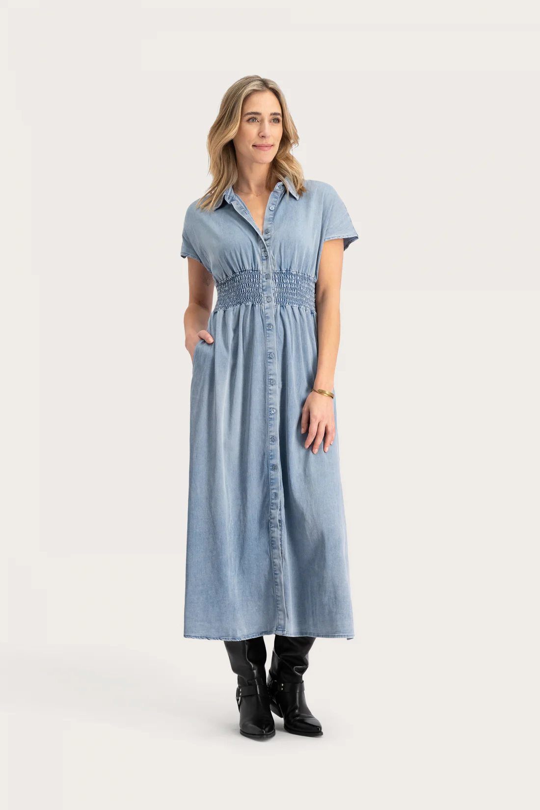 Florèz Cr0163 416 estelle dress light blue
