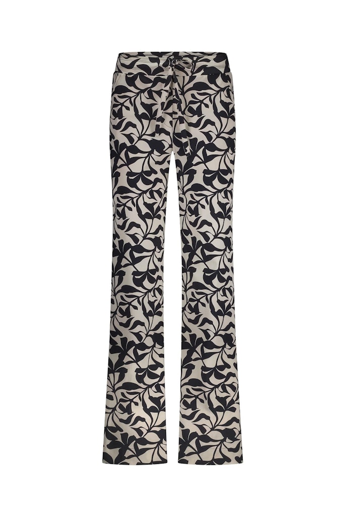 Studio Anneloes abigail leafs trousers 12779 1469 kit/dark blue