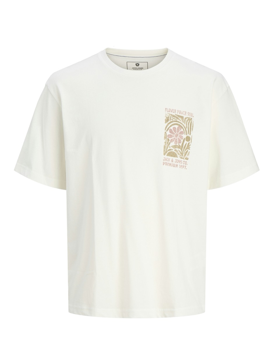 Jack & Jones Jprblumax ss tee off-white