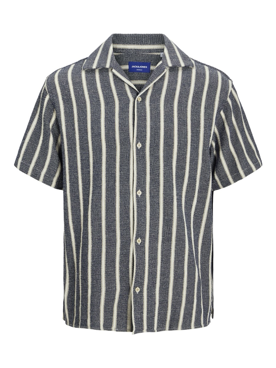 Jack & Jones Jorcoba stripe resort shirt ss sn licht