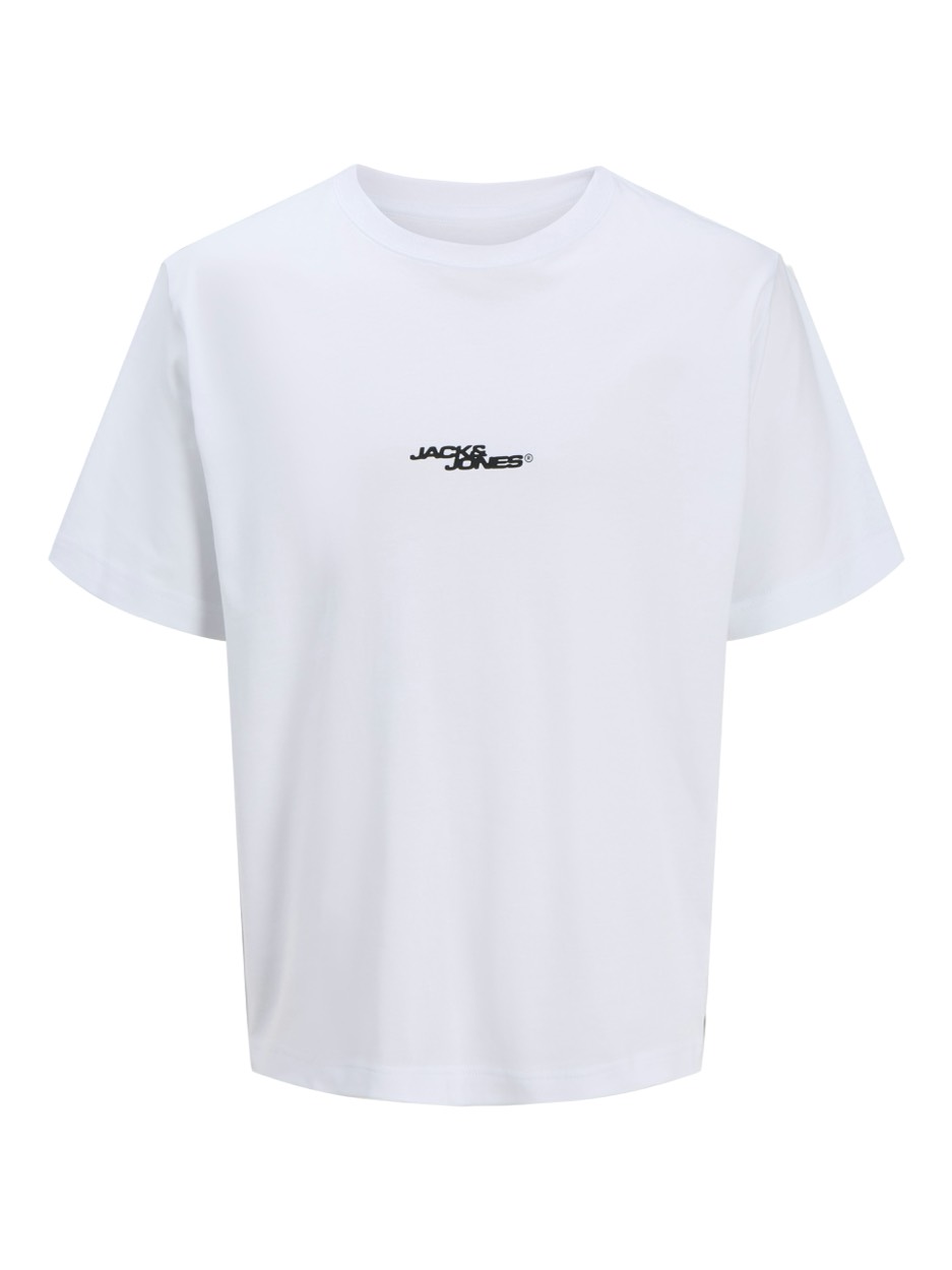 Jack & Jones Jcosago photo back tee ss crew neck -
