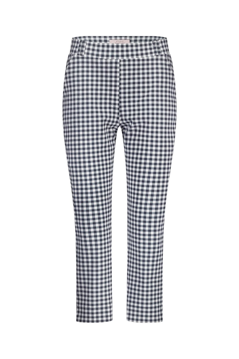 Studio Anneloes Anne small check capri trousers dessin