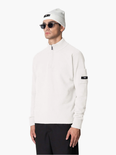 Quotrell Combat knitted halfzip