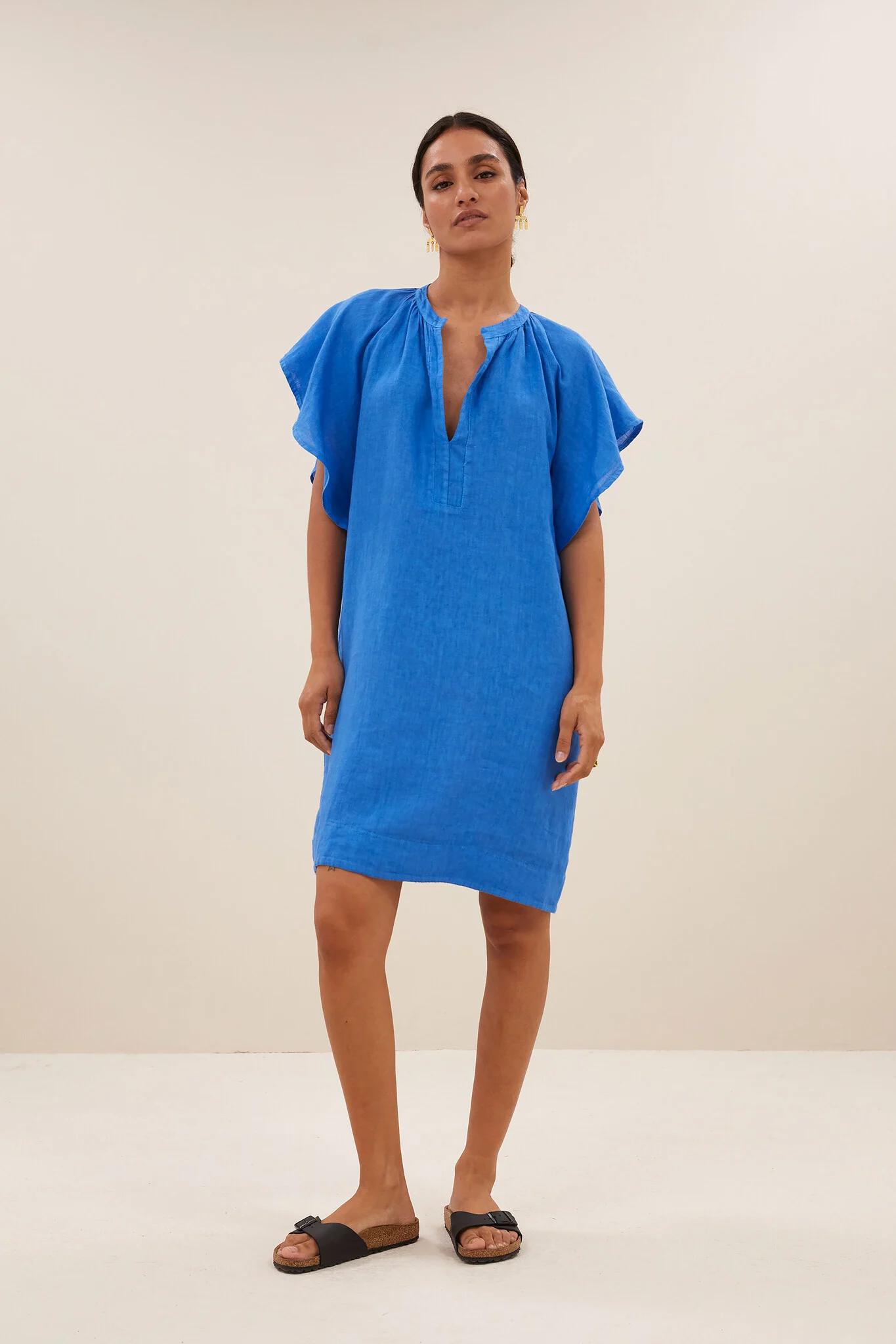 By-Bar Amsterdam 25117007 vina linen dress