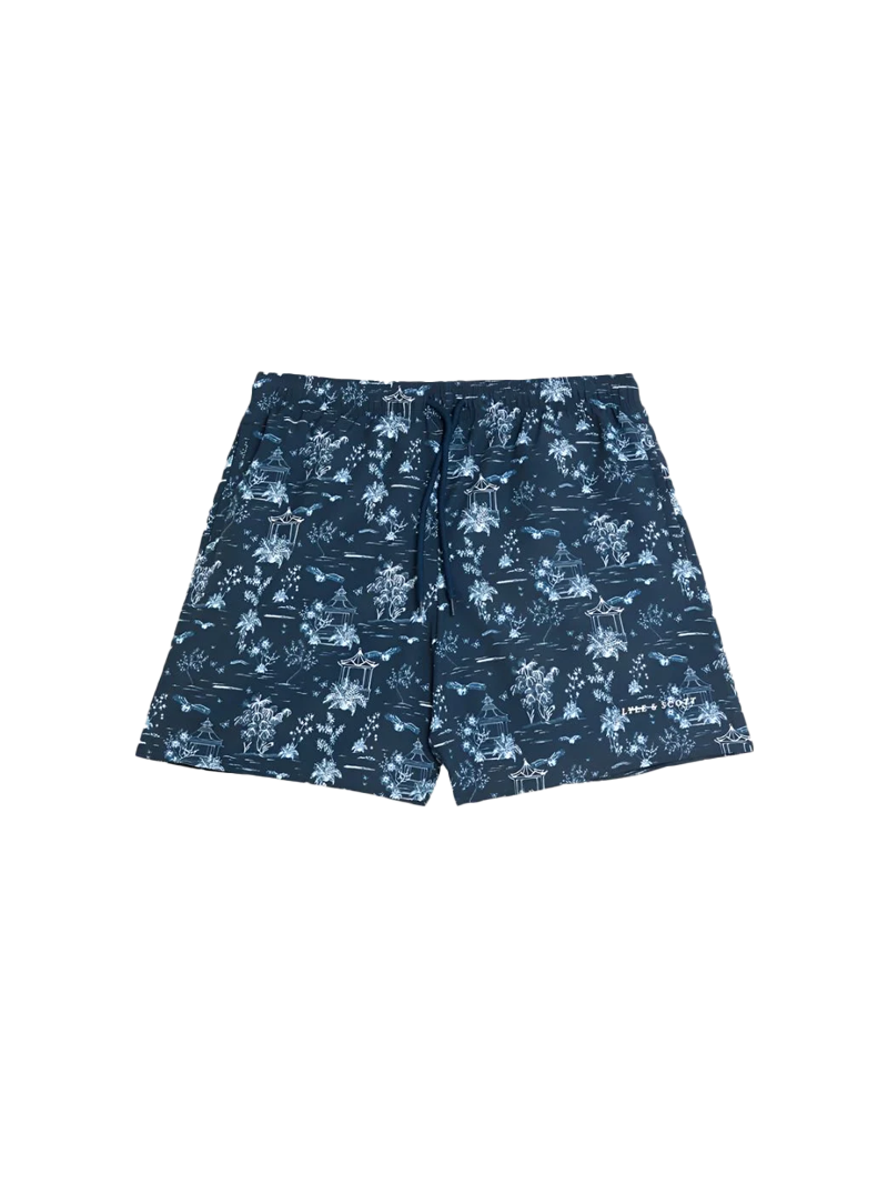 Lyle and Scott Botanical garden print swimshort