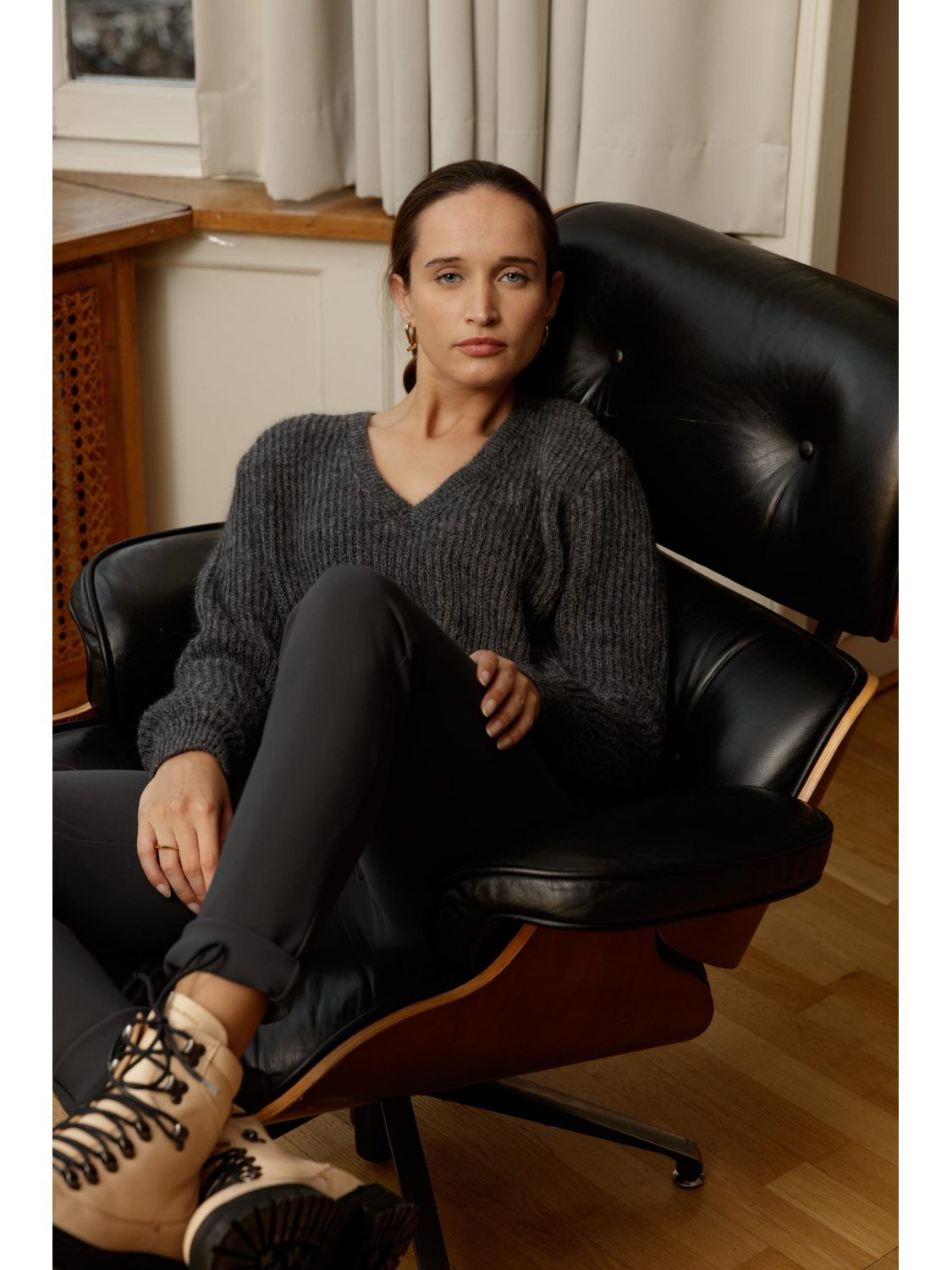 studio .ruig travel jersey broek Bries