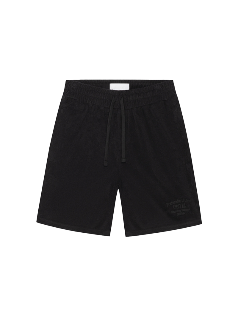Croyez Homme Fraternite towelling short