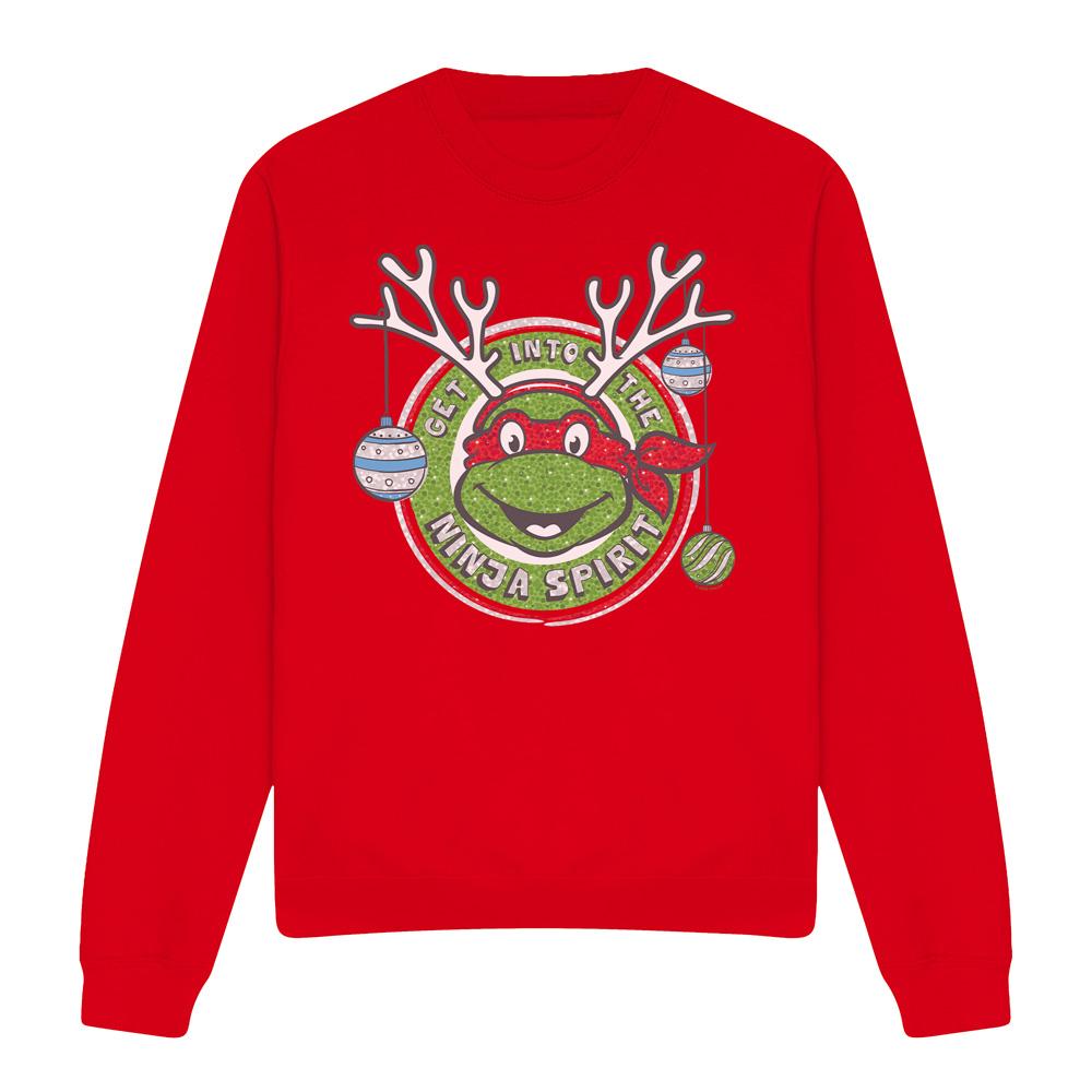 Teenage mutant ninja Turtles Unisex volwassen into the ninja spirit kerst sweatshirt