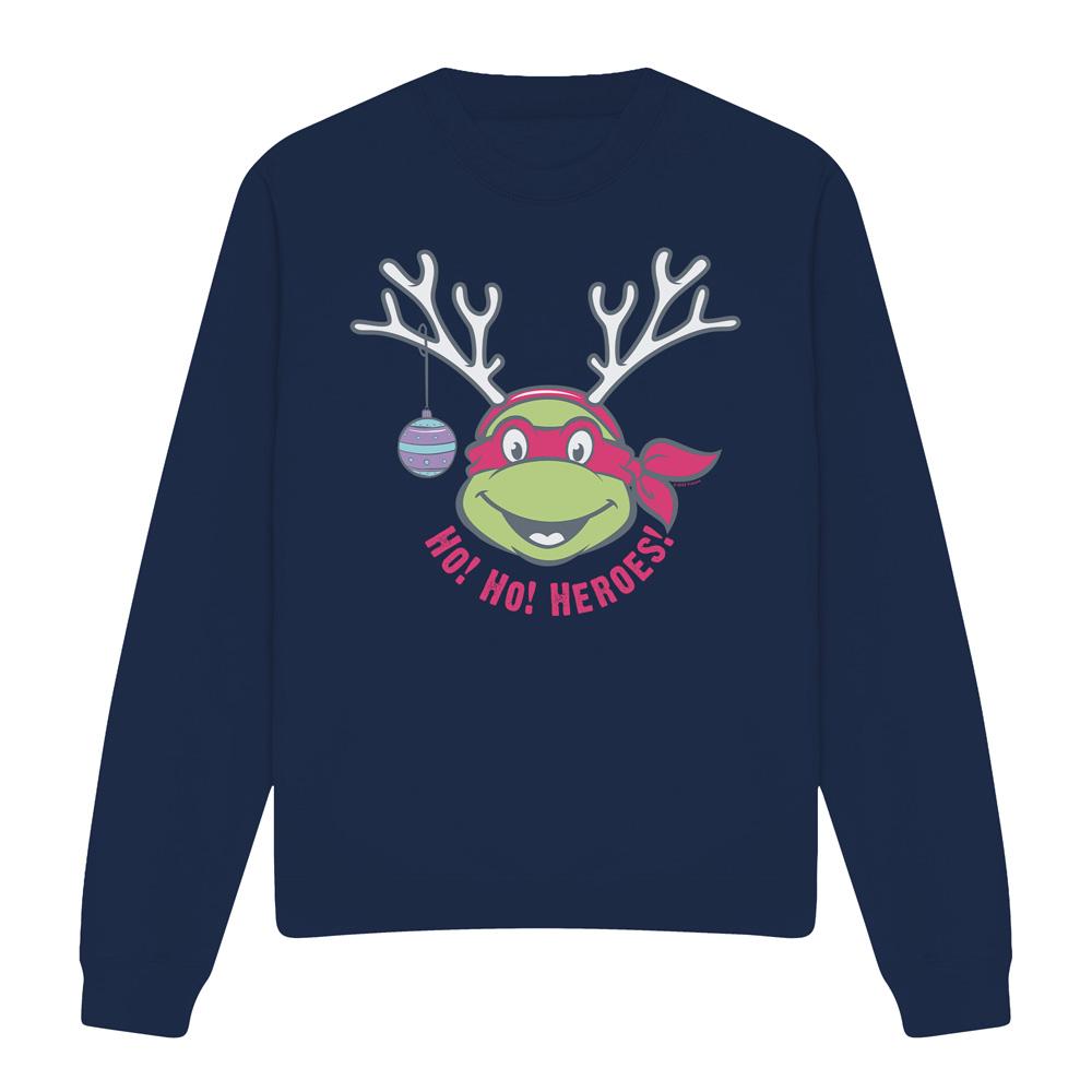 Teenage mutant ninja Turtles Unisex volwassen ho ho heroes rendier kerst sweatshirt