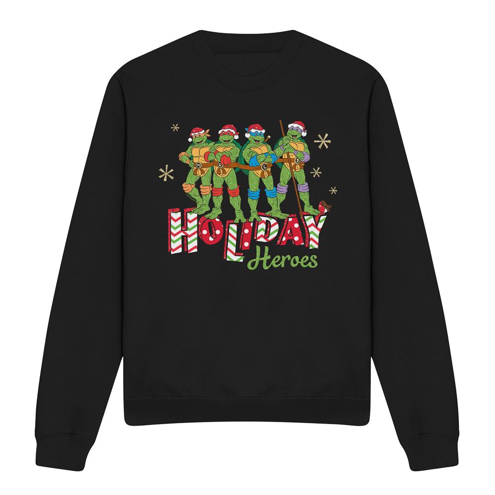Teenage mutant ninja Turtles Uniseks adult holiday heroes kerst sweatshirt