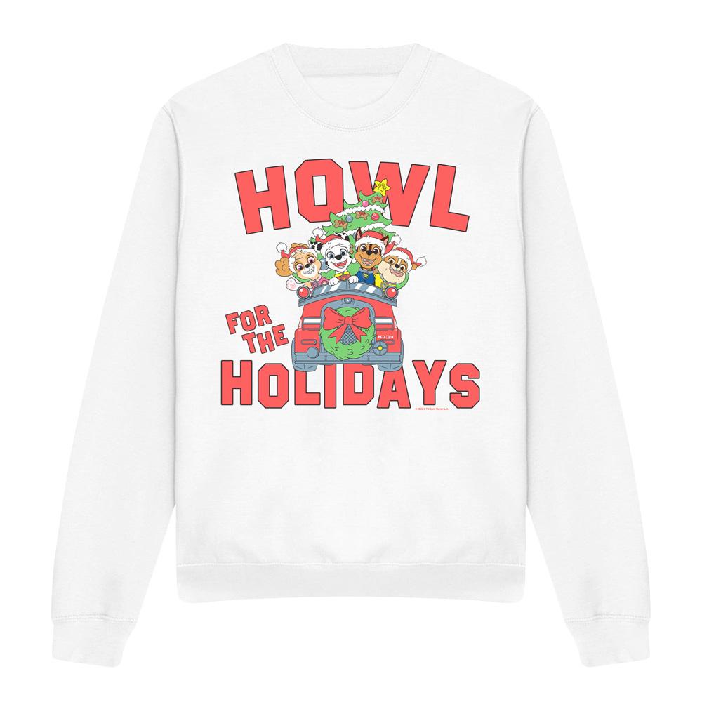 PAW Patrol Unisex sweatshirt voor volwassenen howl for the christmas holidays