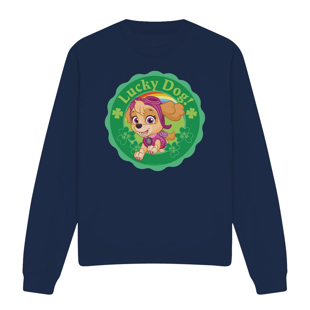 PAW Patrol Unisex gelukshond st patricks day sweatshirt voor volwassenen