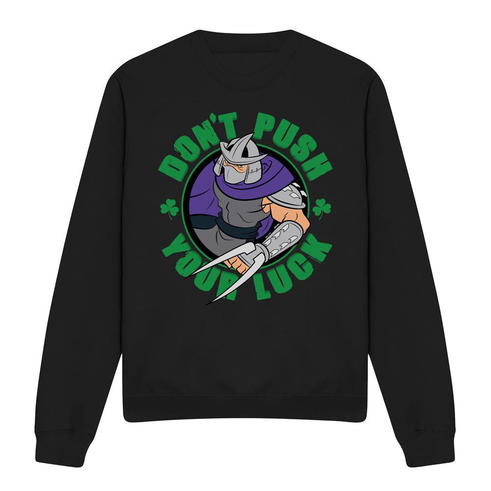 Teenage mutant ninja Turtles Unisex st patricks day sweatshirt voor volwassenen luck shredder